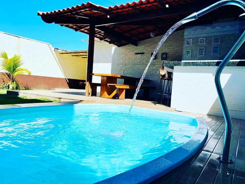 ヴィラ・ヴェーリャ Casa Temporada Com Piscinaヴィラ エクステリア 写真