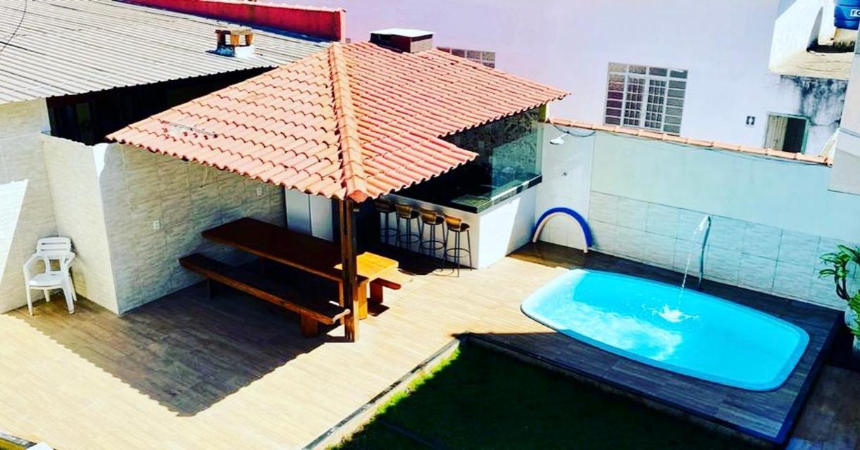 ヴィラ・ヴェーリャ Casa Temporada Com Piscinaヴィラ エクステリア 写真